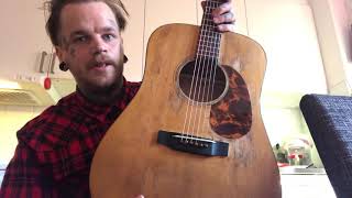 Video thumbnail for I made my guitar sound like a monster Recording King RD-T16 by Flatpick Nation