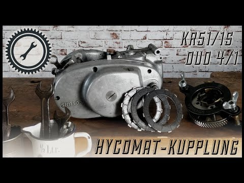 Hycomat engine centrifugal clutch - design, function, regeneration M53/11 AR KR51/1S Duo 4/1