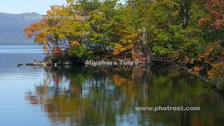 秋の屈斜路湖