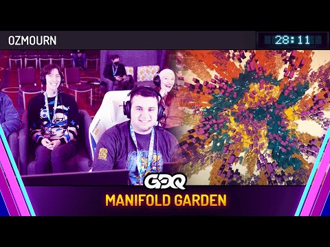 Manifold Garden by Ozmourn in 28:11 - Awesome Games Done Quick 2024