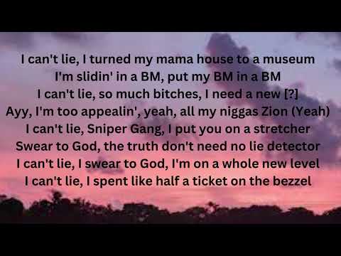 French Montana x Kodak Black x London On Da Track - I Can't Lie (Lyrics)