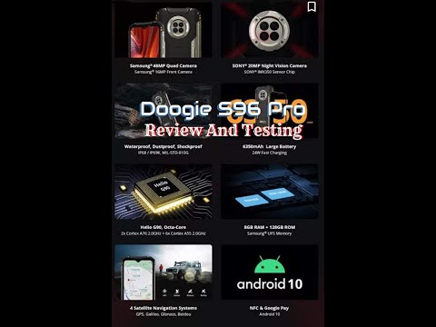 Doogee S96 Pro Rugged Smartphone - Unboxing, Review and Testing (Night Vision Camera)