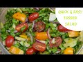 How to Make, Quick and Easy Tossed Salad Recipe