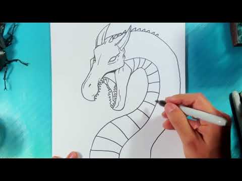 How to Draw ICE DRAGON
