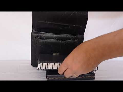 Pasta Executiva Capanga CCB Costurado Preta  R0644 - Musical Rava