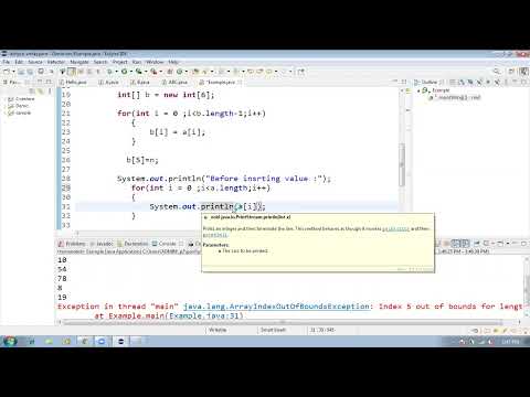 Corejava 29 In Marathi Array Value Insertion