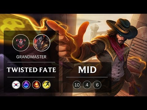 Twisted Fate Mid vs Katarina - KR Grandmaster Patch 9.3