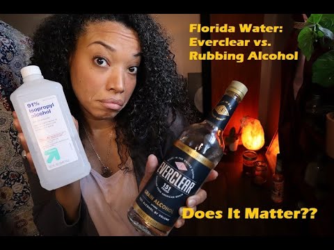 image-Is Everclear the same as rubbing alcohol?