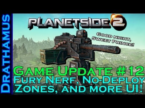Planetside 2's Game Update #12: Fury Nerf, No-Deploy Zones, and Extended Tutorial! (7-10-13 Patch)