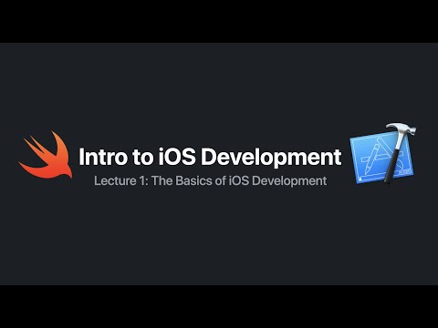 Intro to iOS Development: Lecture 1 - Intro to Swift & Xcode