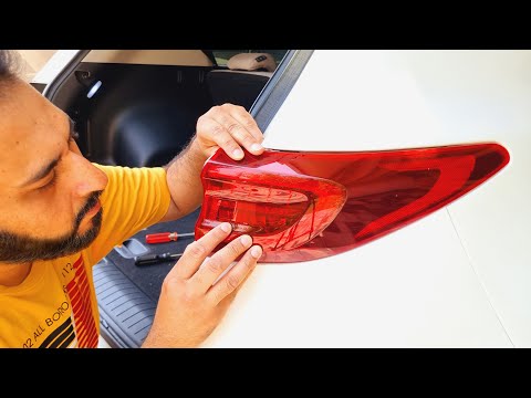 How to replace tail lights on Kia Sportage - easy method