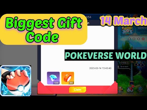 pokeverse world New Biggest Gift Code in 14 March