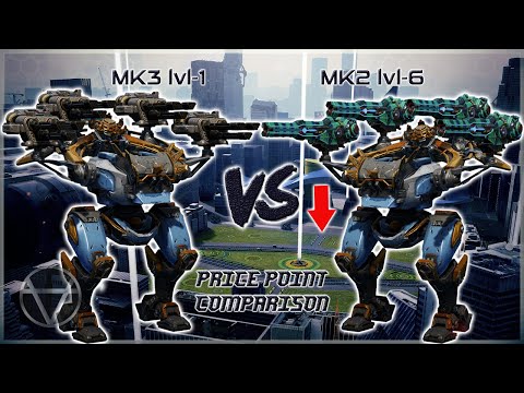 Avenger (Mk3) VS Viper (Mk2-6) – Price Point Comparison | War Robots