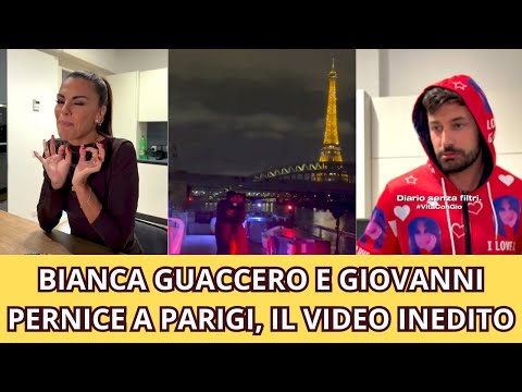 BIANCA GUACCERO E GIOVANNI PERNICE A PARIGI, IL VIDEO INEDITO