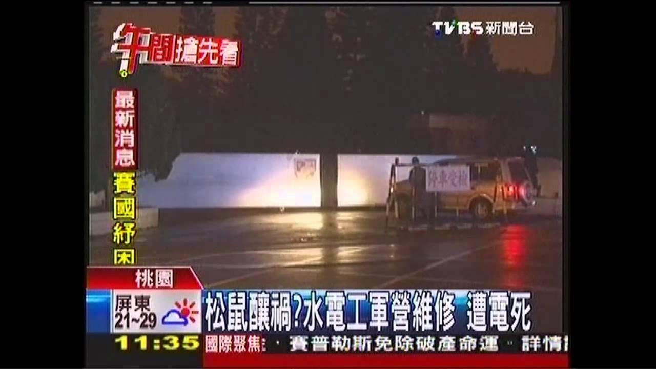 松鼠釀禍?水電工軍營維修 遭電死