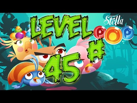 Let's Play Angry Birds Pop - Level 45 Walkthrough