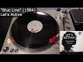"Blue Line" - Let's Active [I.R.S., 1984] 12-Inch Vinyl rip