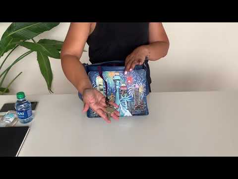 Tour the Perfect Handsfree Bag with RFID protection - Anuschka Lady Liberty Crossbody.