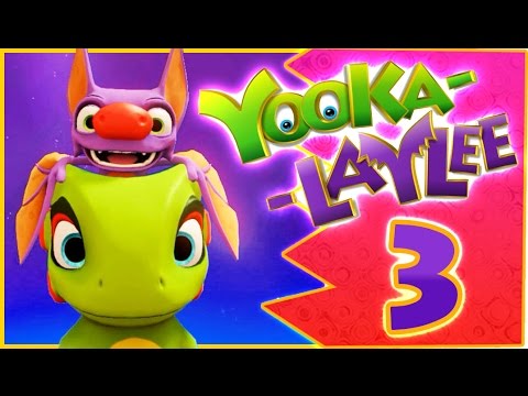 Yooka-Laylee 100% Walkthrough Part 3 (PS4, PC, XONE) - Moodymaze Marsh - No Commentary