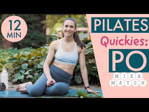 12 MIN PILATES Quickie: PO | 🧱🍑👑 Mix & Match dein Workout!