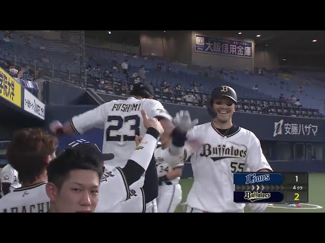 【4回裏】完璧な一発!! バファローズ・T-岡田の逆転2ランホームラン!! 2020/8/19 B-L