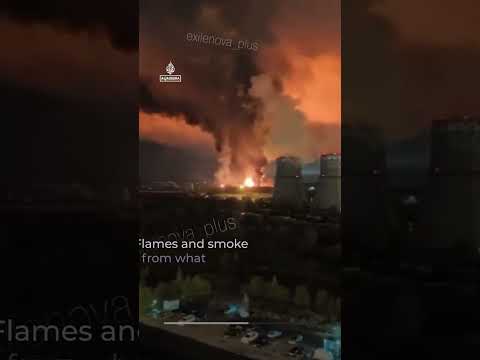 St Petersburg under attack from Ukrainian drone swarm | AJ #shorts