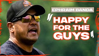 Ephriam Banda Press Conference: Happy for the guys