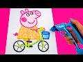 Peppa Pig Play-Doh DohVinci Art Studio Design Peppa Pig with Play Doh Vinci Dibujar con Plastilina