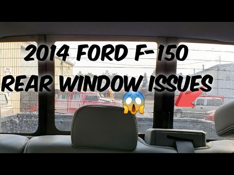How to: Remove Main Switch for 2014 Ford F-150 Rear Small Window that Won't Close