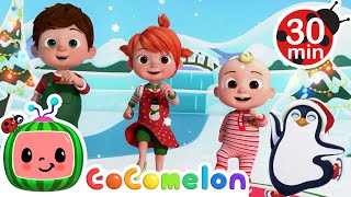 Jingle Bells All The Way! | Christmas Songs for Kids | Dance with CoComelon | Moonbug Christmas Kids
