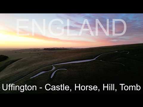 England: Uffington - Castle, White Horse, Dragon Hill and Tomb