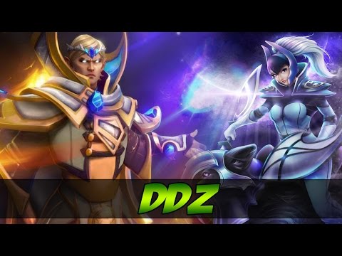 ddz Top 1 MMR Se Asia Plays Invoker and Luna -Dota 2