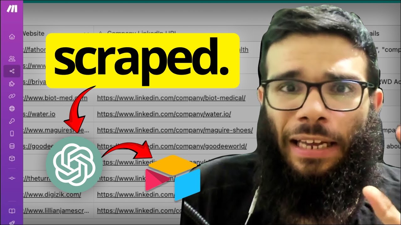 Enrich data from any website (Step-by-Step Guide) | Make.com + ChatGPT