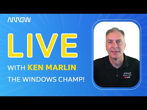 LIVE! With Ken Marlin, Arrow's Windows IoT Champ! - YouTube