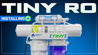 Installing TINY Reverse Osmosis Drinking Water Systems (WITH SUBTITLES)