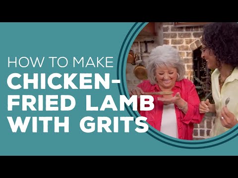 Chicken Fried Lamb with Creamy Grits - Blast from the...