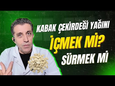Kabak Çekirdeği Yağı İçmek mi Daha Etkili, Saça Sürmek mi? Dr. Hamid AYDIN
