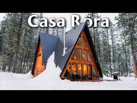 Röra Haus - ¡Recorrido por esta casa moderna en las montañas con estructura en forma de A!