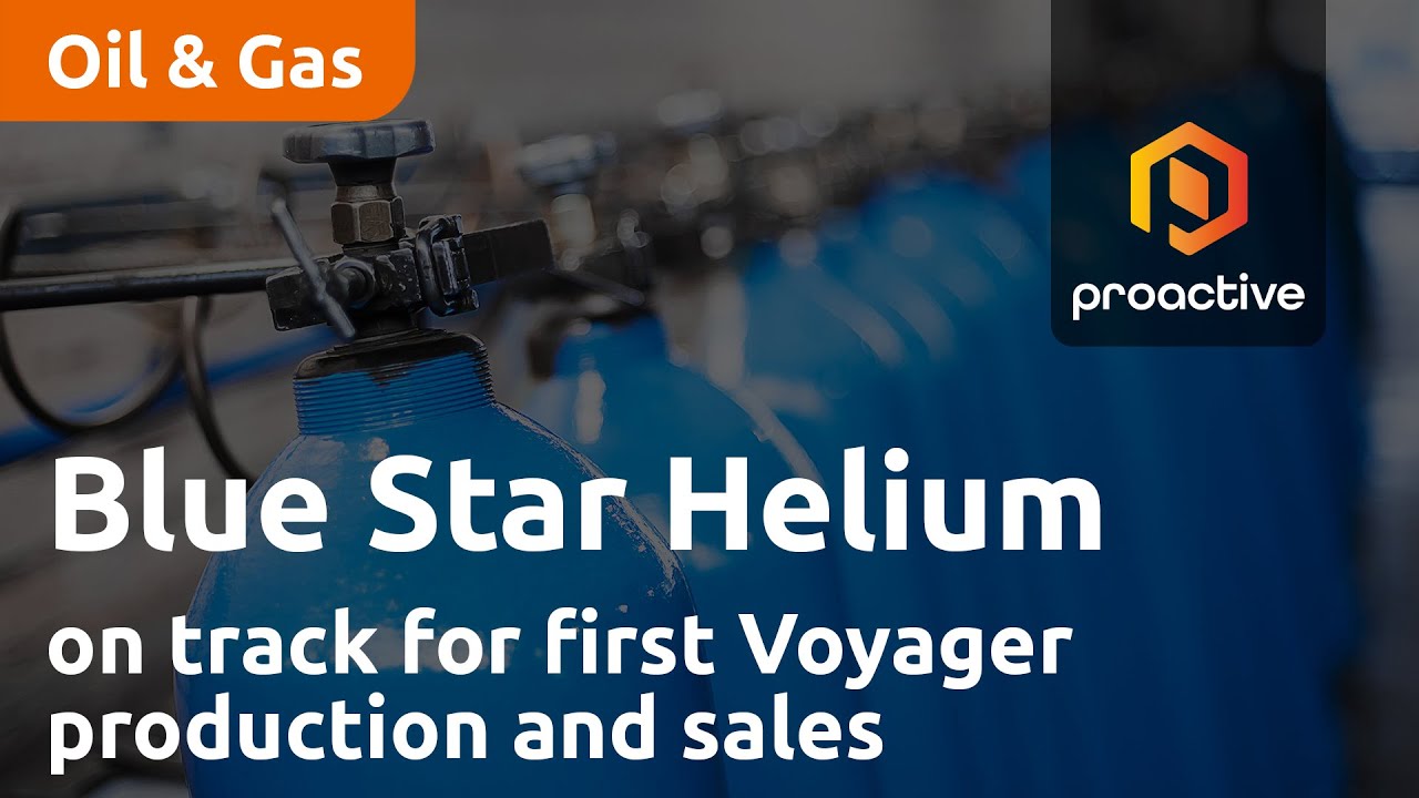 Blue Star Helium on track for first Voyager production and sales later this year