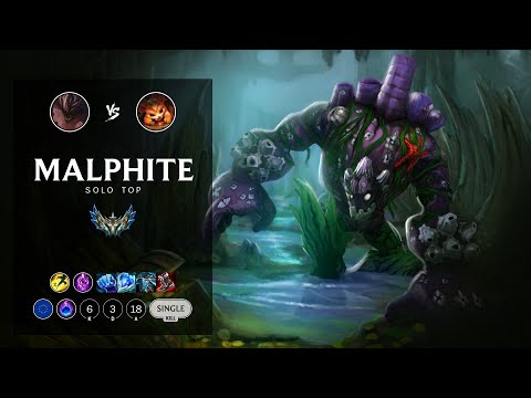 Malphite Top vs Gnar - EUW Challenger Patch 12.14