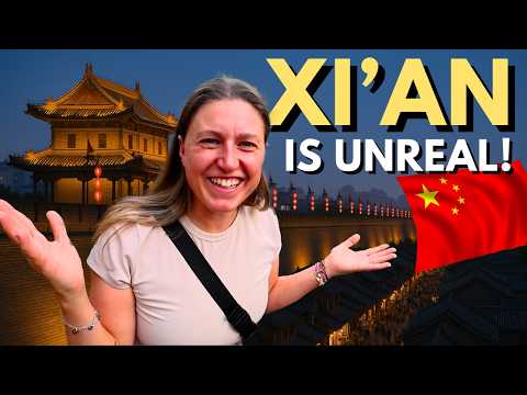 We Didn’t Expect This! 24hr In China’s Ancient Capital Xi’An (City Wall, Muslim Quarter) 🇨🇳
