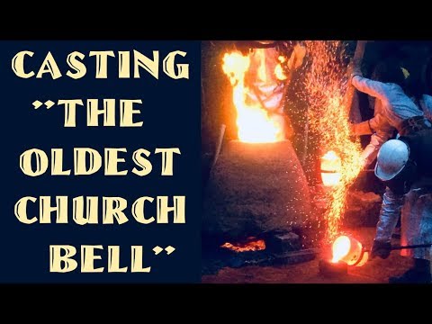 Glockenguss einer karolingischen Bienenkorbglocke-Angewandte Archäometallurgie #medievalbellfounding