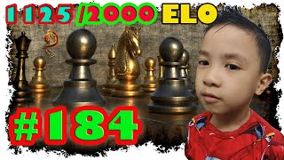 Mục tiêu đạt 2000 ELO (#chesscom ): Em đô có trận đấu rất khó khăn trước đổi thủ mạnh (1125 elo)