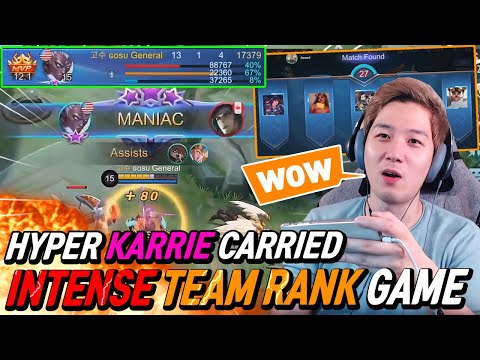 If you've been waiting for an intense team match, here you go ㅣHyper Karrie Carry