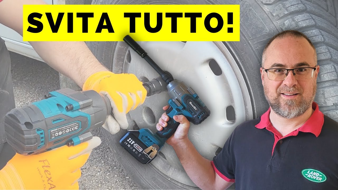 Avvitatore a Impulsi Seesii 1000 Nm - Test e prove dello Svitabulloni