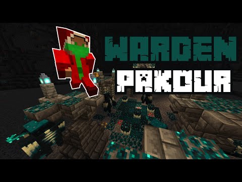 EPIC PARKOUR with the WARDEN in Minecraft
