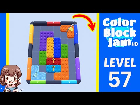 Color Block Jam Level 57 Solution Walkthrough