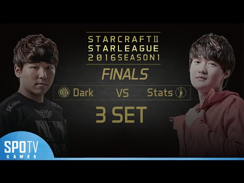 [SSL 2016 S1] Dark vs Stats Grand Finals set3 -EsportsTV, Starcraft 2