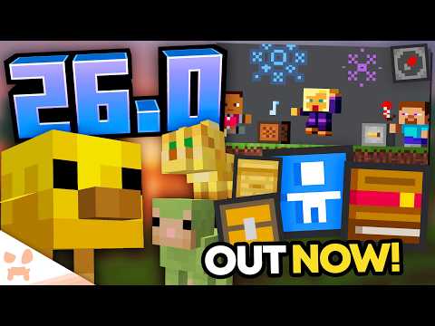 30+ NEW FARM & PET MOBS, WOOD UPDATES, + MORE | MINECRAFT 26.0 OUT NOW