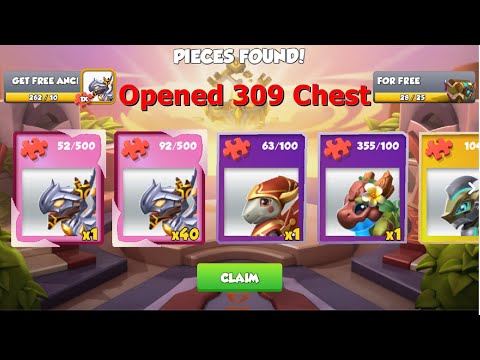 Opened 300 plus Earth Ancient Chest-Dragon Mania Legends | Dragon Board | DML